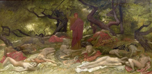 Dioniso e as bacantes, c. 1900